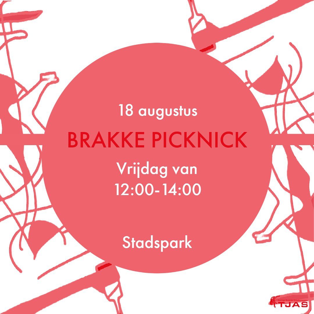⛸️ Brakke Brunch ⛸️
De laatste dag van de KEI-week sluiten we rustig af met een Brakke Brunch! We gaan picknicken in het Stadspark en dit is het laatste moment om al je vragen te stellen of de fijne sfeer van Tjas te proeven 🌭🥝🍕🍫🍳🍴🍉