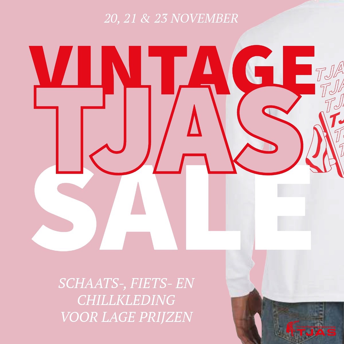 ⛸️ VINTAGE TJAS SALE ⛸️
Volgende week is er na de schaatstrainingen op Kardinge én tijdens de borrel in de Walrus een Vintage Tjas Sale! Tijdens deze momenten zal er een klein ‘winkeltje’ worden geopend met schaats-, fiets- en chillkleding van Tjas.
Hier zal kleding liggen van afgelopen jaren met verschillende designs. Ben je vergeten schaatskleding te bestellen? Wil je alvast een nieuwe (vintage) set fietskleding of een unieke schaatsjack? Kom langs!
❗️De kleding is nog nooit gedragen❗️
